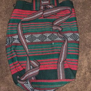 A backpack that comes straight from mexico.